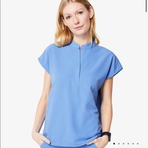 FIGS: RAFAELA SCRUB TOP - MEDIUM, CIEL BLUE. NWT.